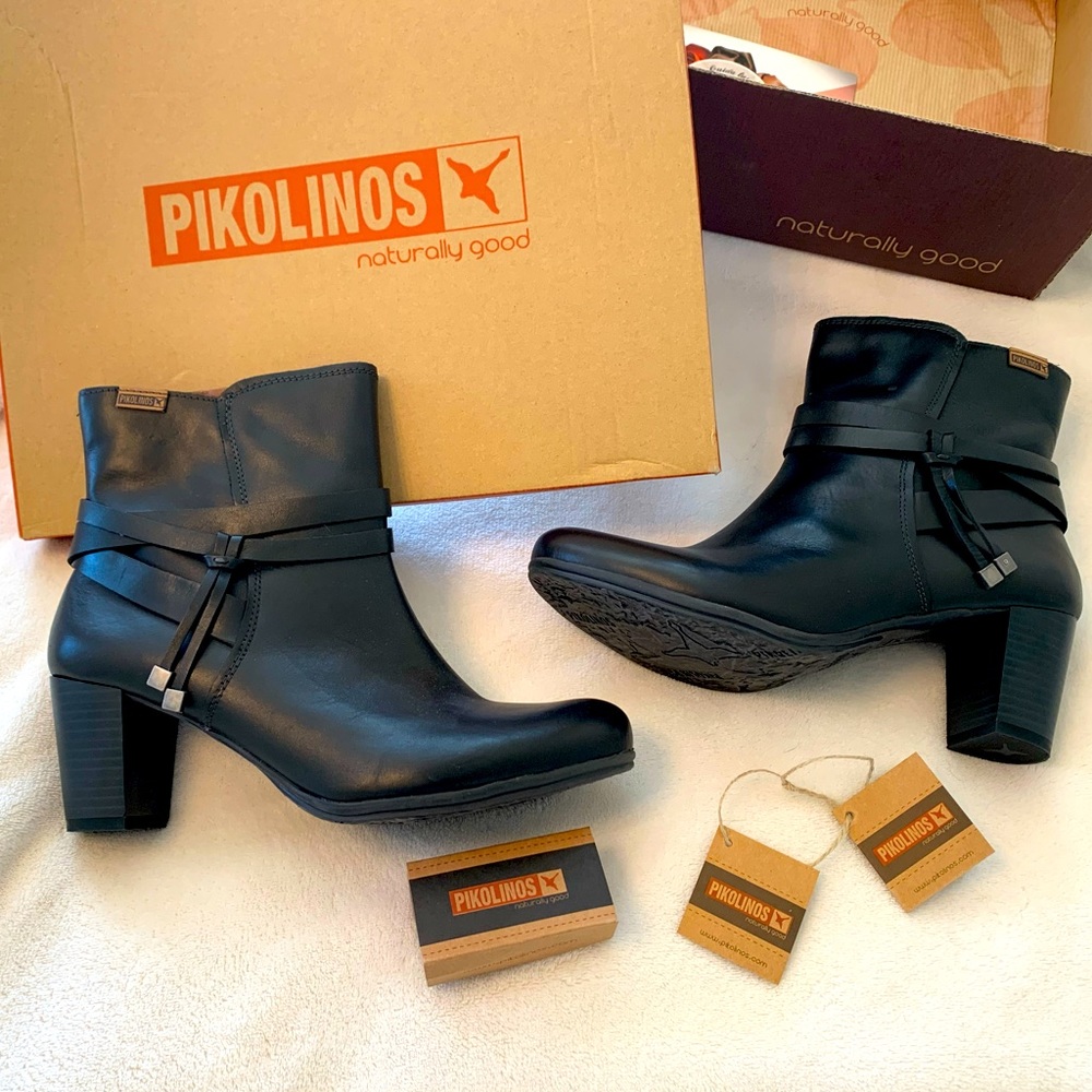 PIKOLINOS block heel ankle booties